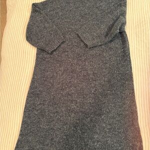 Monki Charcoal Knit Sweater Dress